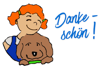 Bild eines Haiku schreibenden M&auml;chens