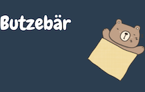 Teddybär unter einer Decke