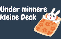 Ein Häschen unter eienr Decke