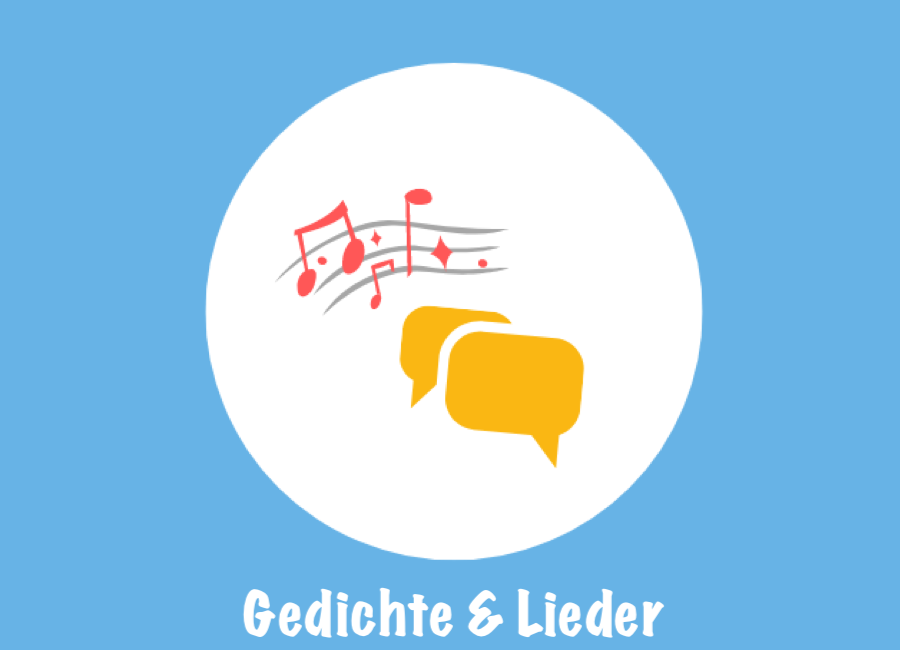 Musiknoten und Sprechblasen