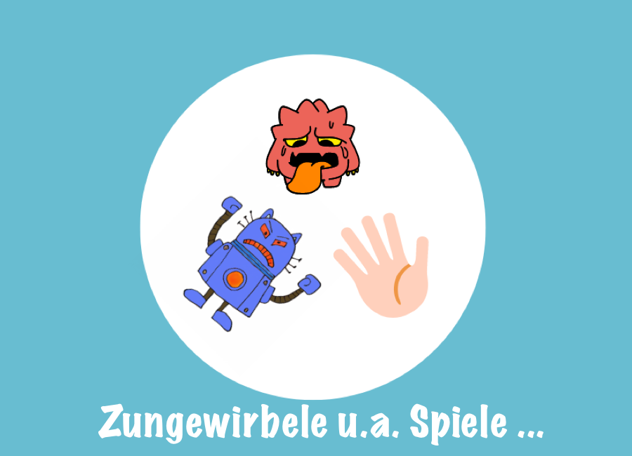 Roboterle, Zungemonsterle und eine Hand