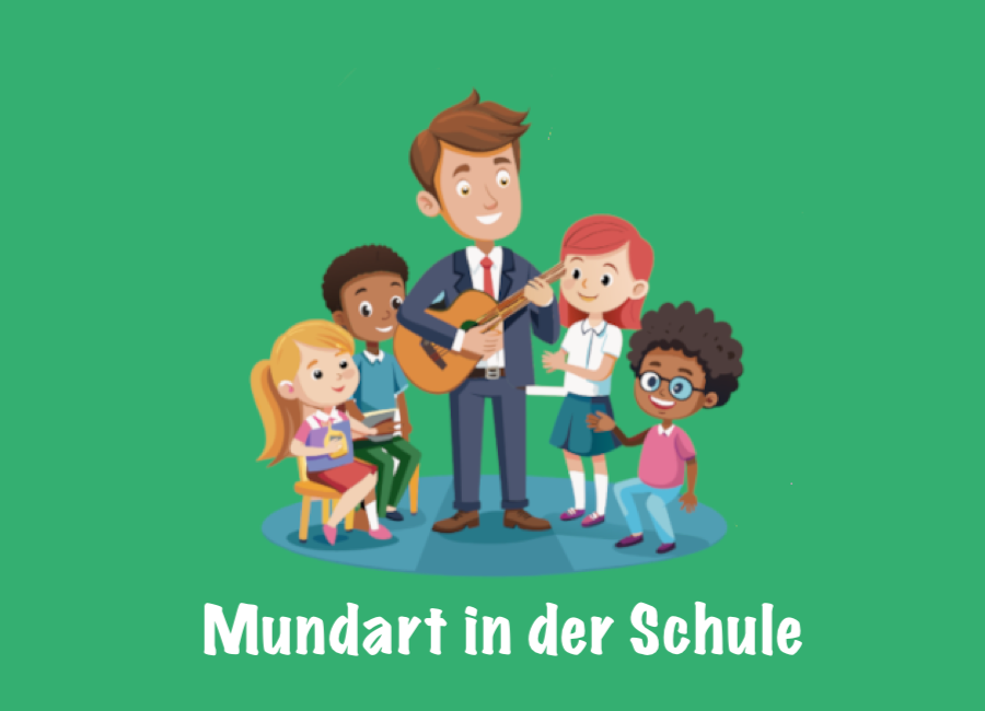 Künstler spielt vor Kindern Gitarre